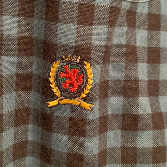 Tommy Hilfiger Casual button-down blueblack shirt. - Picture 4 of 6